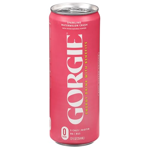  Gorgie Watermelon Crush Energy Drink for Men and Women at the Gym
| Gorgie Watermelon Crush Energy Drink with B-Vitamin